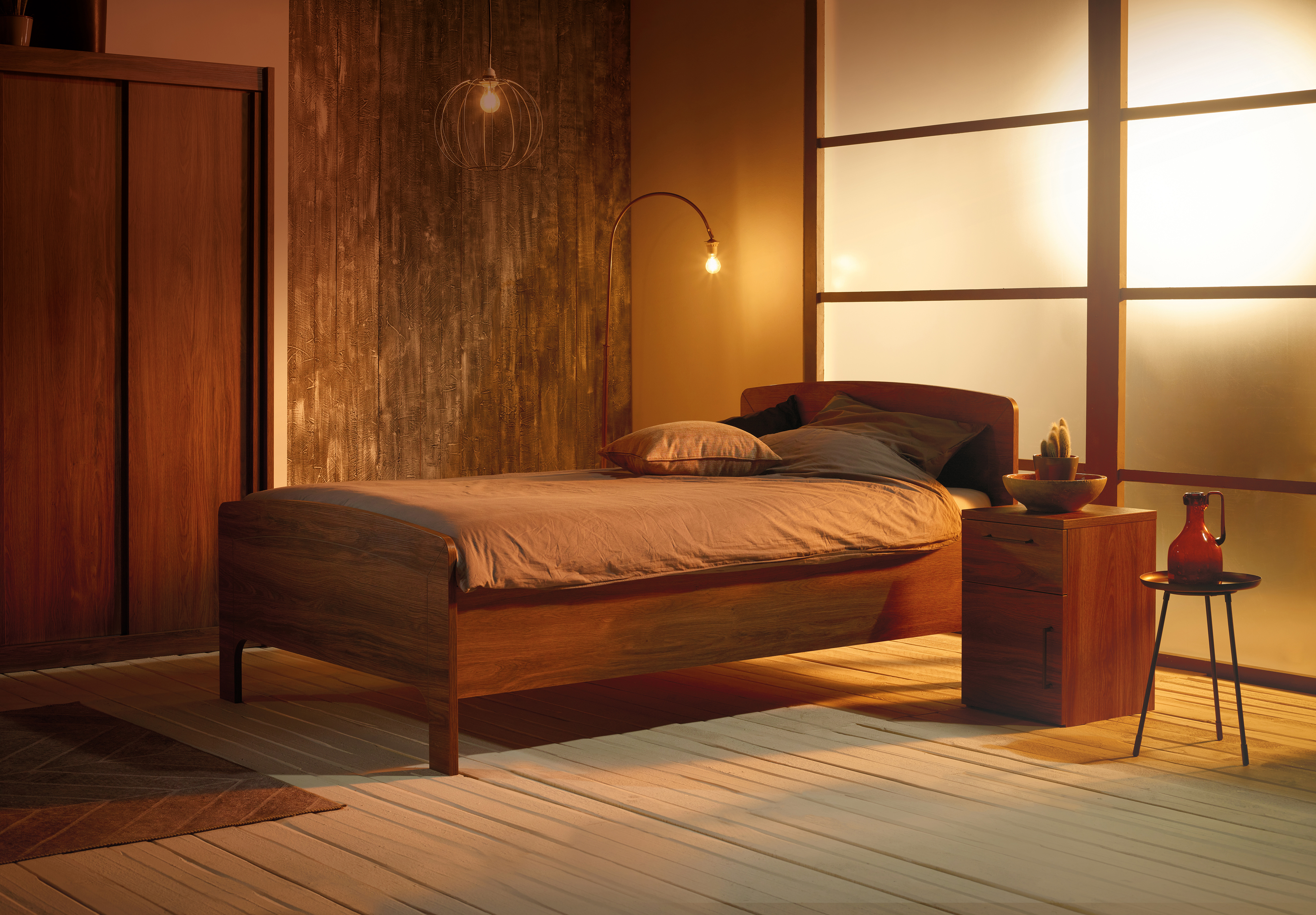 Ledikant Hamilton kleur Tobac