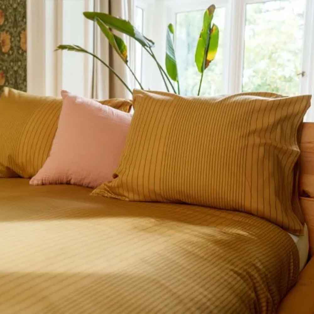 Kayori Sao geel 140x200/220 100% tencel