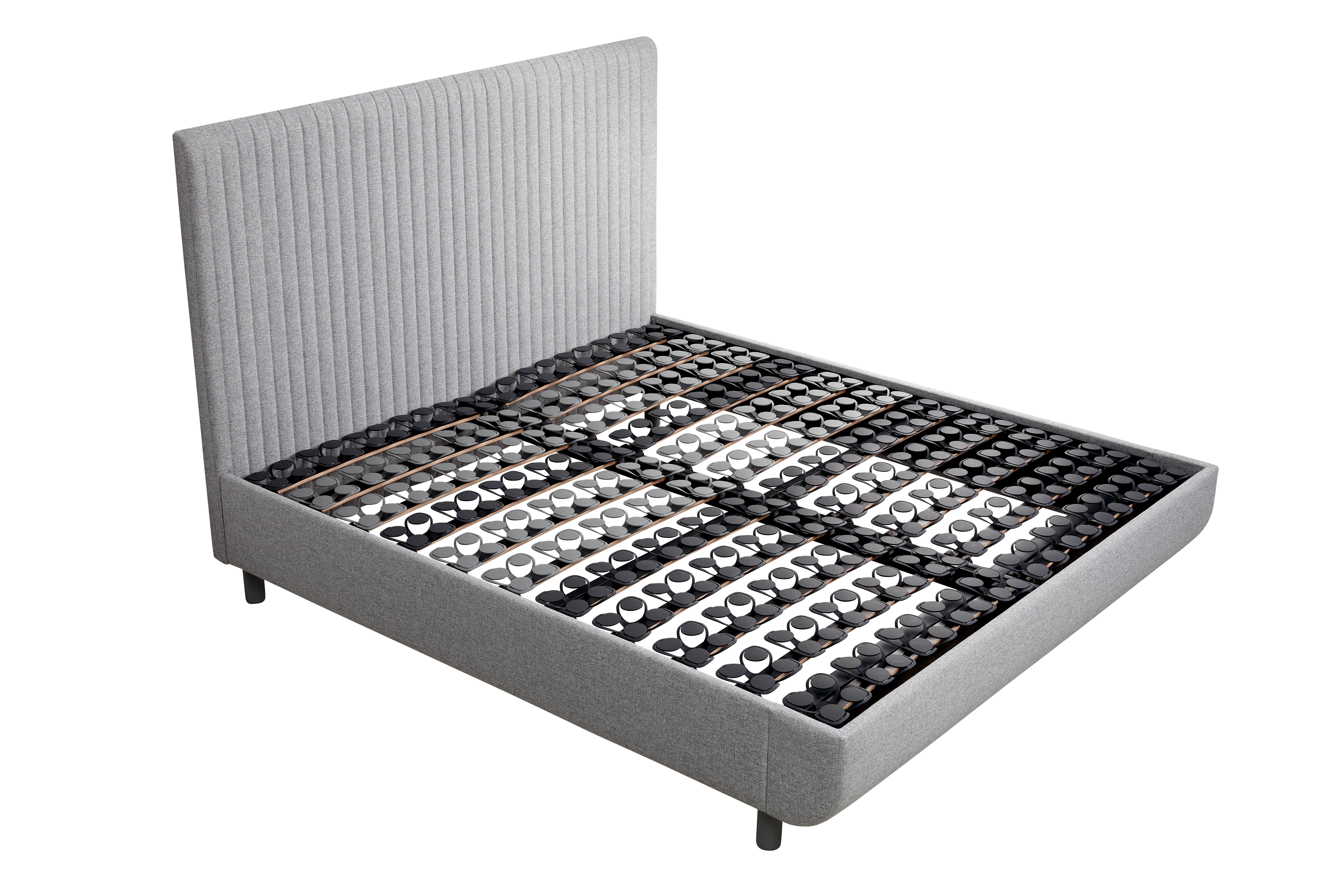 Schotelbodems in arc bed