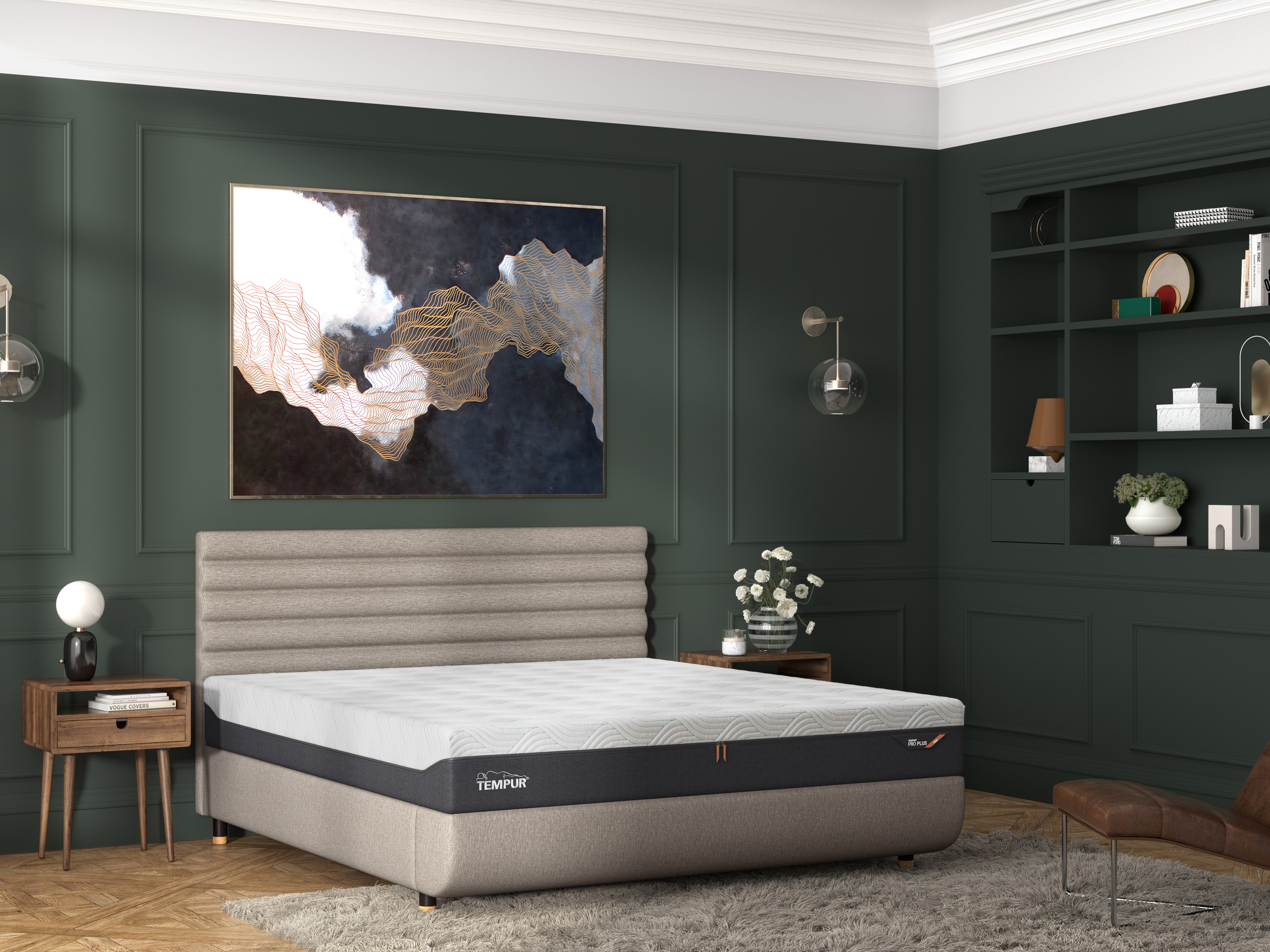 Tempur Arc Vectra gestoffeerd ledikant