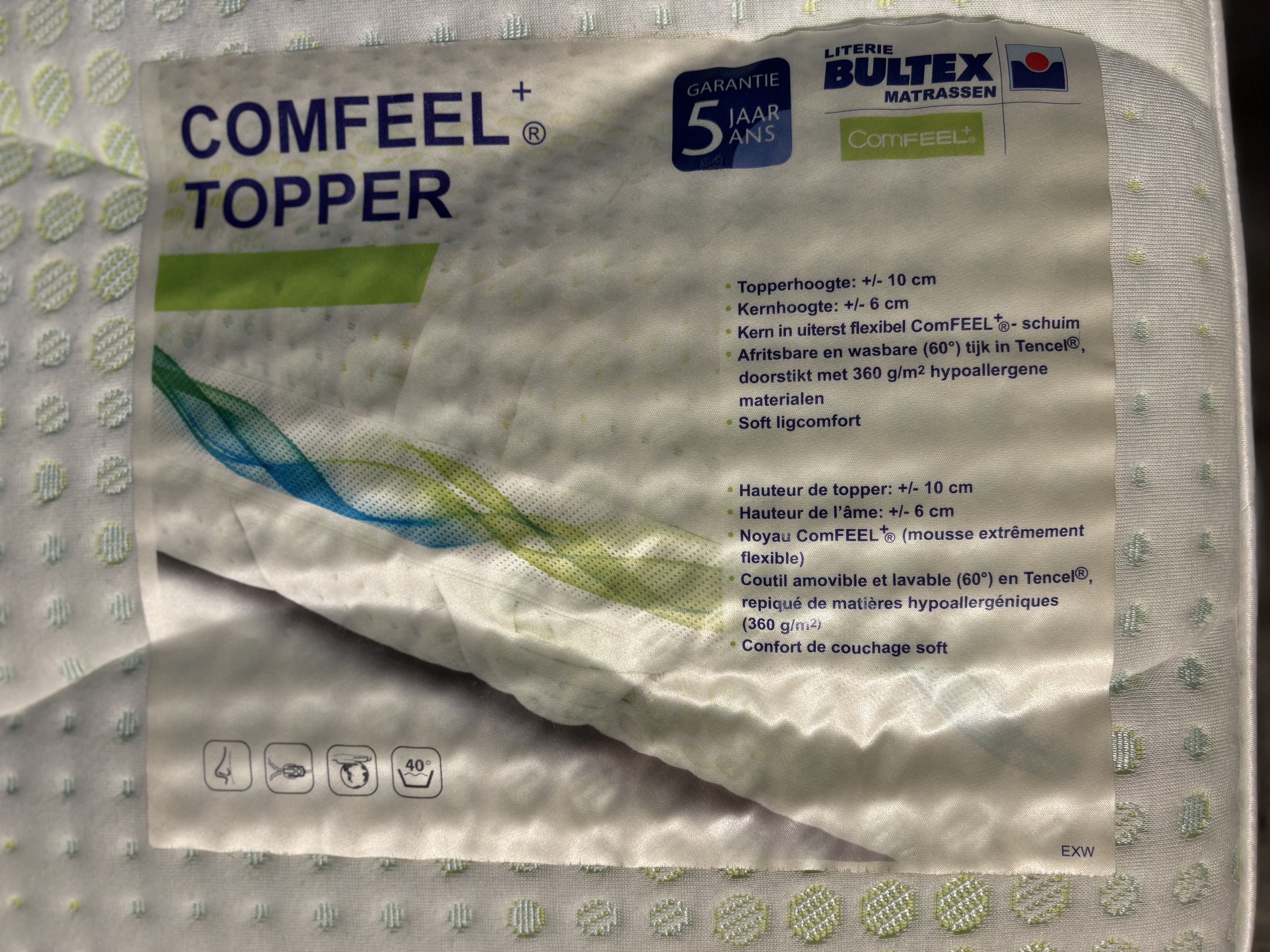 Comfeel Bultex topdek