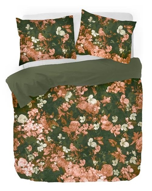 Kayori Senji groen katoensatijn 200tc 140x200/220