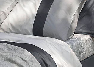 DOMMELIN EXCLUSIEF DEKBEDOVERTREK PADUA GRIJS 140X200/220CM