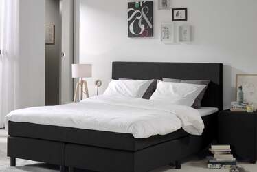 Boxspring Urban 140x200 vlak Sawana Black