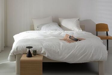 Auping Calm White 240x200/220 biologisch katoen