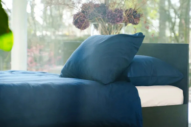 Kayori Kiyo donkerblauw 240x200/220 Tencel