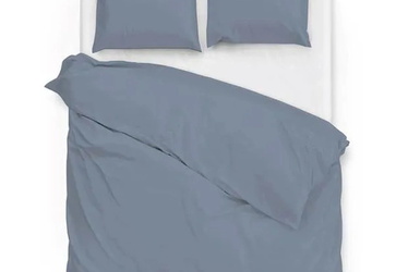 ZO!HOME SATINADO RIVIERA BLUE DEKBEDOVERTREK 240X200/220CM 100% KATOENSATIJN