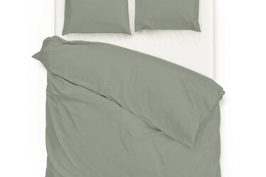 ZO HOME SATINADO IRON GREY DEKBEDOVERTREK 240X200/220CM 100% KATOEN SATIJN