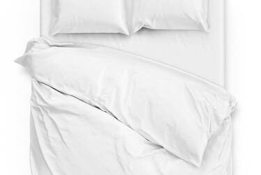 ZO HOME SATINADO WHITE DEKBEDOVERTREK 240X200/220CM 100% KATOEN SATIJN